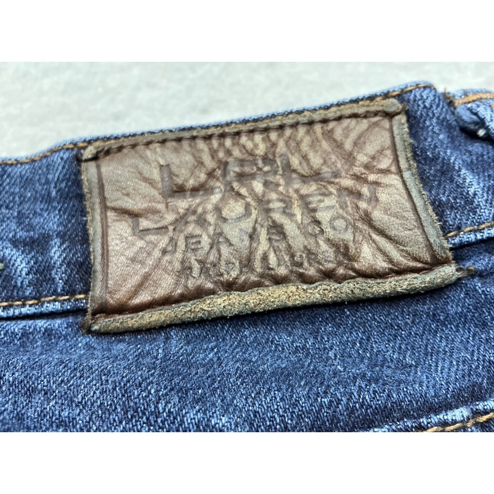 Lauren Ralph Lauren Vintage Jeans Straight Leg Dark Wash Blue Denim Womens 14 - Picture 3 of 16